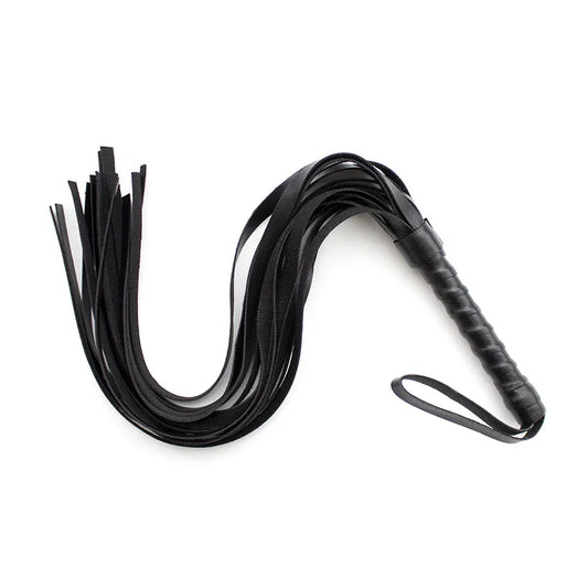 Stylish Synthetic Leather BDSM Whip Versatile Flogger Sensory Play