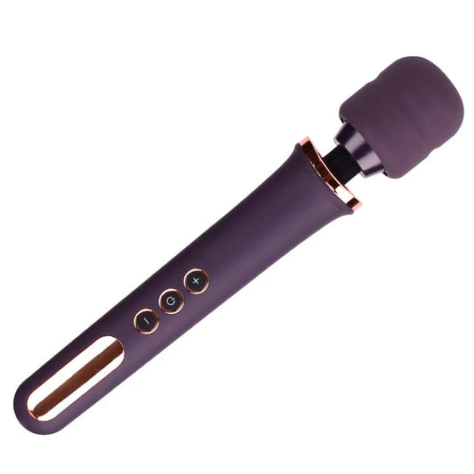 Luxury 10-Speed Ergonomic Sex Wand Vibrator Clitoral Stimulator
