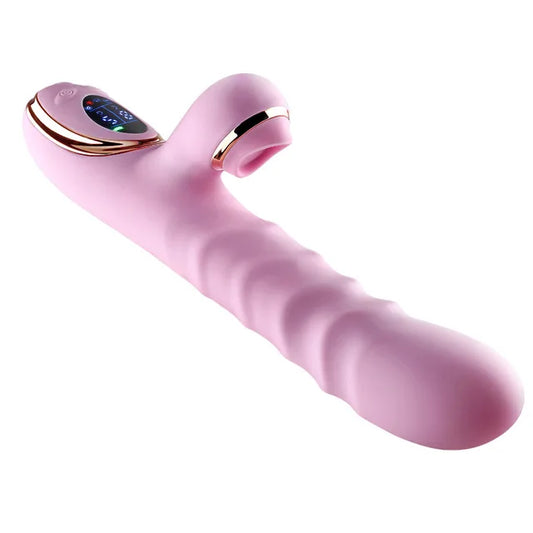 Clitoris Suction & G-Spot Vibrator Dual Sensation Vibrator