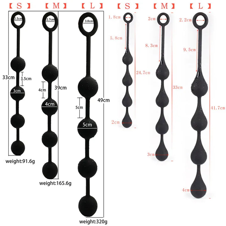 Romulus sex toyshop adults toys store sexy toy shopping anul beads beads for anal vaginal beads butt beads size chart