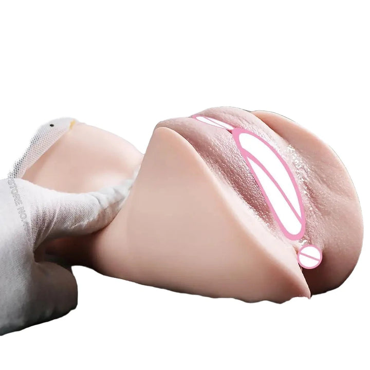 RealTouch Sensation: Realistic Dual-Entry Male Masturbator Cup Premier Romulus RealTouch Sensation: Realistic Dual-Entry Male Masturbator Cup Premier Romulus