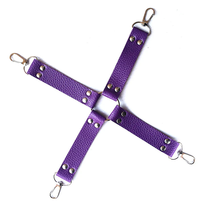 Romulus sex toyshop adults toys store purple color cross knuckle kinky toys bdsm equipment bondage kits