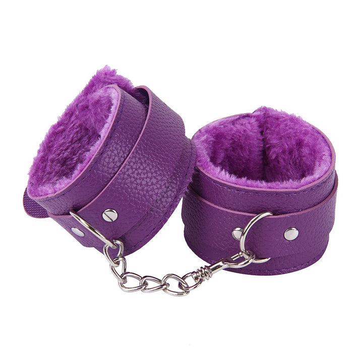 Romulus sex toyshop adults toys store purple handcuff bondage gears bondage restraint bdsm restraint