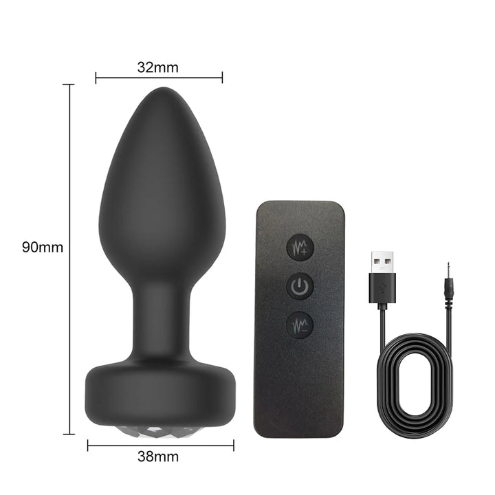 Romulus Wireless Remote Anal Vibrator: 10-Mode Prostate & APP Butt Plug Massager Romulus Wireless Remote Anal Vibrator: 10-Mode Prostate & APP Butt Plug Massager
