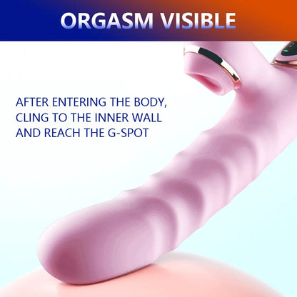 Clitoris Suction & G-Spot Vibrator Dual Sensation Vibrator