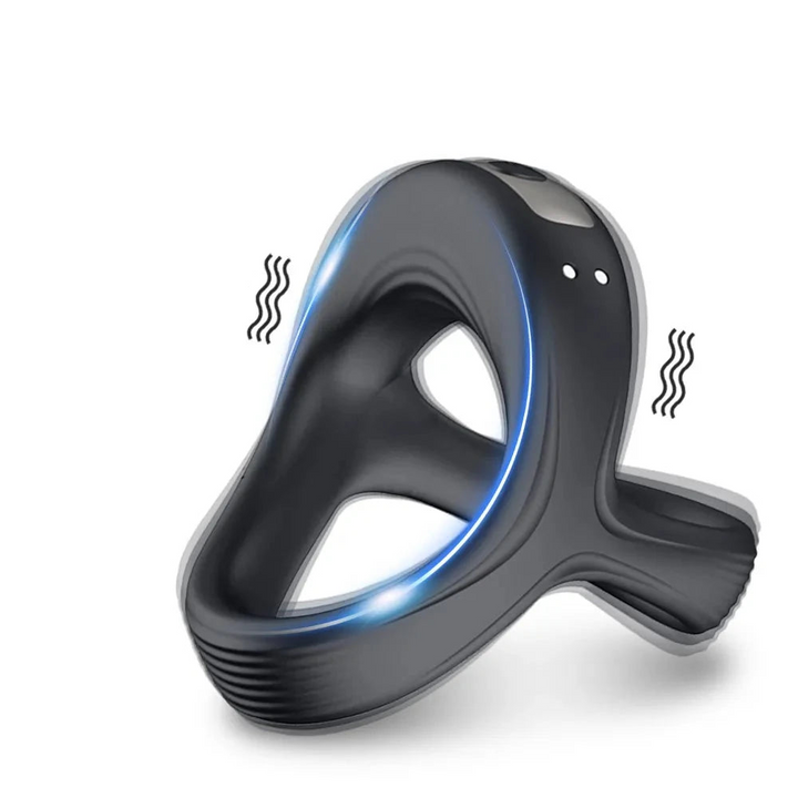 Versatile 3-in-1 Vibrating Penis Ring Male Sex Device with 10 Vibratio Romulus Versatile 3-in-1 Vibrating Penis Ring Male Sex Device with 10 Vibratio Romulus
