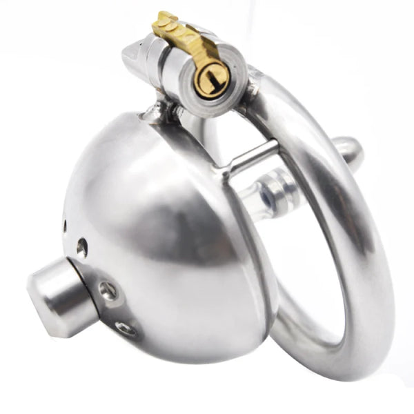 Lock Down Chastity Cage Device | Stainless Steel Male Chastity Lock