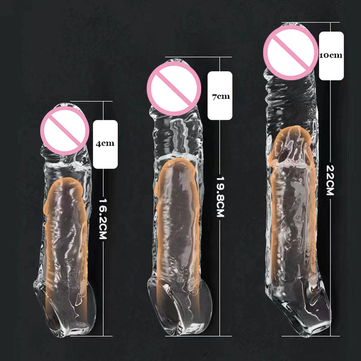 Romulus mens sec toys sex devices for men sex instruments for men sex material for men adult toy shop Cock sleeve sex sleeves penis sleeves  cock extensions all three sizes