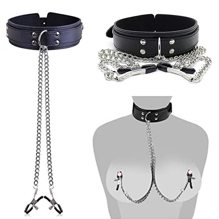 Romulus sex toyshop sext toy sexuel toys sey toy kinky toys bdsm equipment collar nipple clamp demo