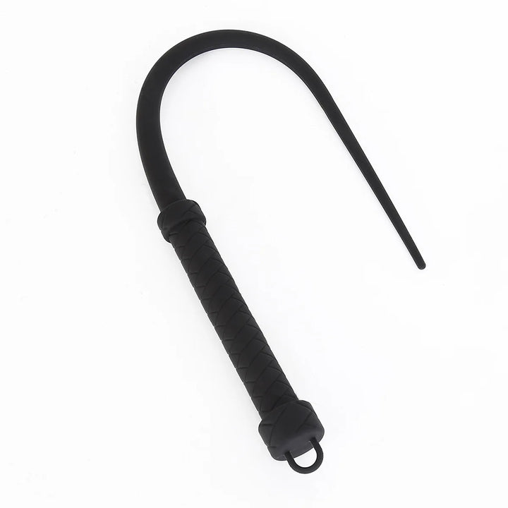 BDSM Silicone Hardcore Whip - Black Flogger for Intimate BDSM Adventur Romulus BDSM Silicone Hardcore Whip - Black Flogger for Intimate BDSM Adventur Romulus
