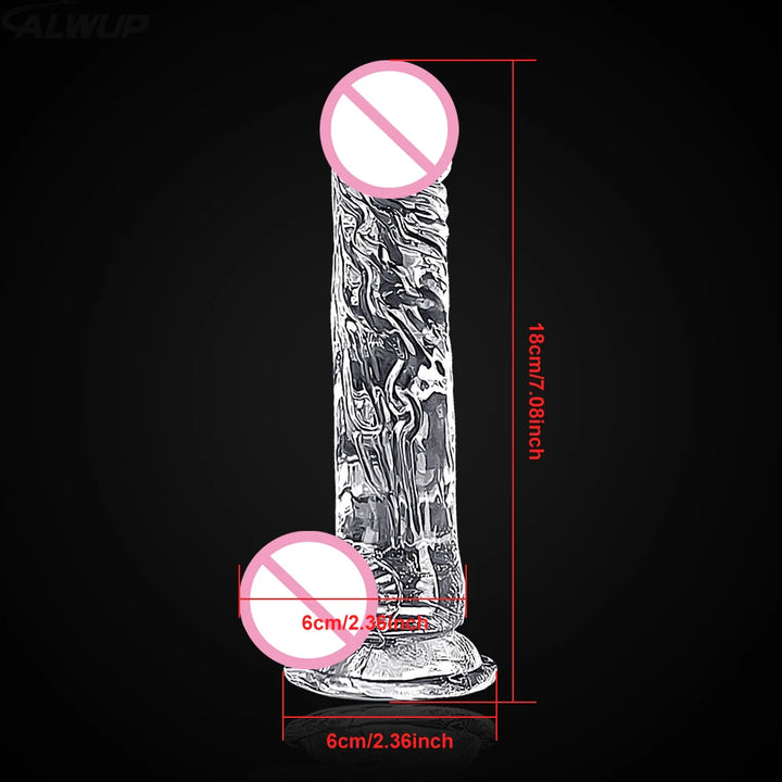 Romulus sexy toys store toy sex store adult toy shops glass dildo thrusting toys medium size 7 inch didlo king cock didlo toy