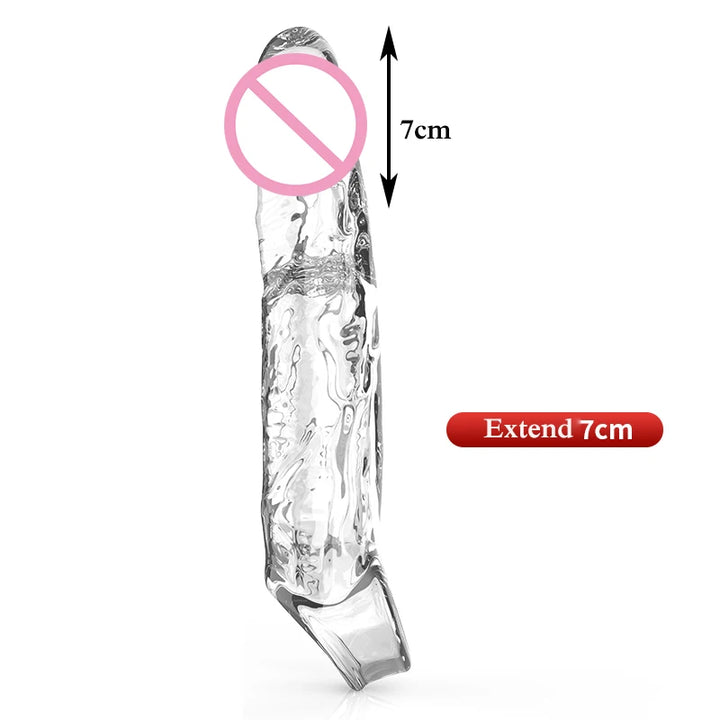 Romulus male sex devices male sex equipment male sex tools male sext toys mens adult toys penis extender penis enhancer Adding Girth and Length penis sheath cock sheath large size