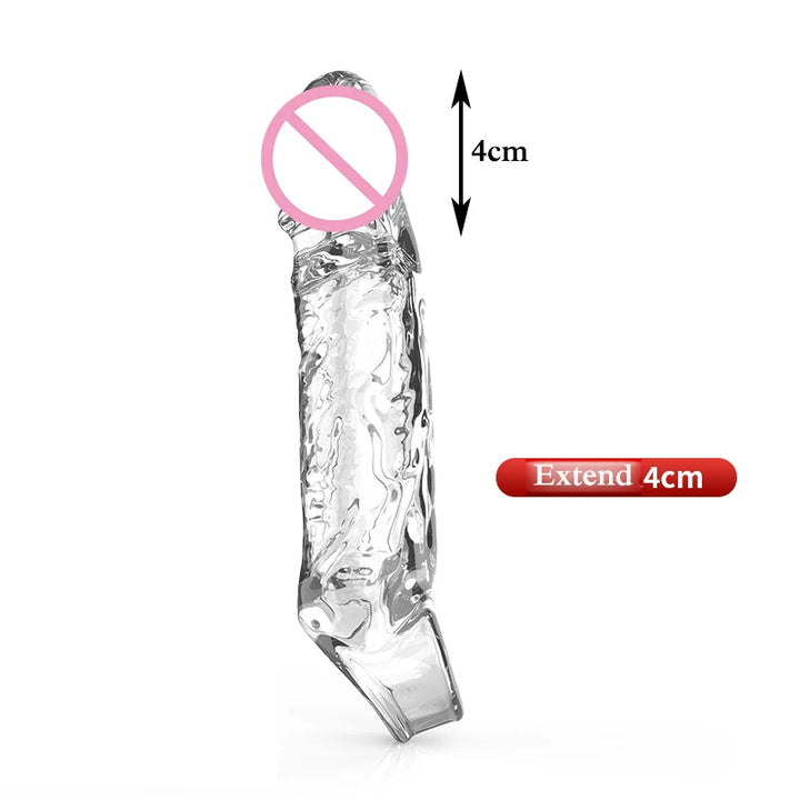 Romulus mens sec toys sex devices for men sex instruments for men sex material for men sex shop penis extender penis enhancer Adding Girth and Length penis sheath cock sheath 4 cm