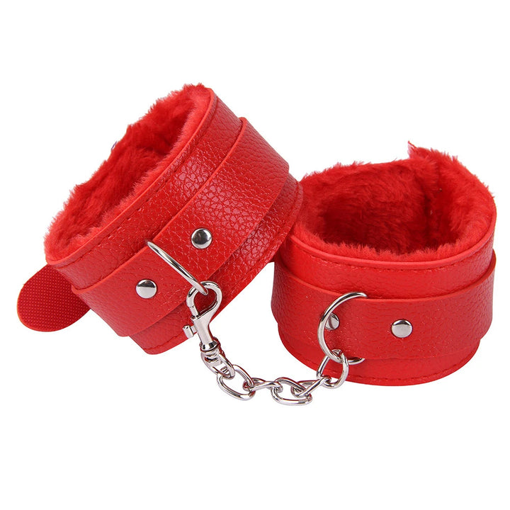 Romulus sex toyshop adults toys store red handcuff kinky toys bdsm equipment bondage kits