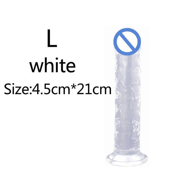 Romulus sex shop sex toyshop adults toys store sex tools shop dildo dido dilldo glass dilldo didlo toy large size white